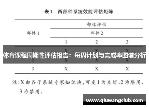 体育课程周期性评估报告：每周计划与完成率图谱分析